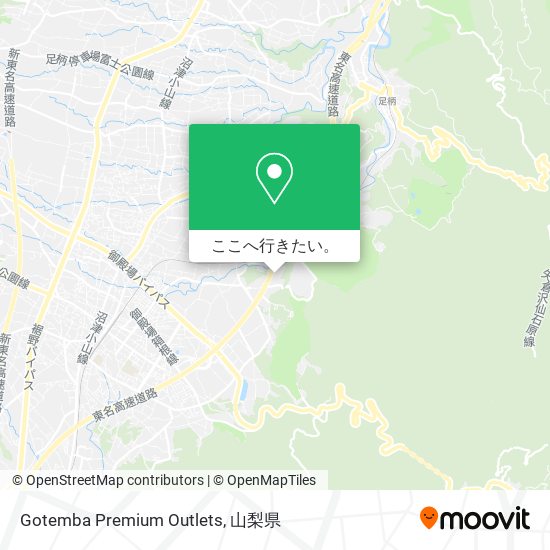 Gotemba Premium Outlets地図
