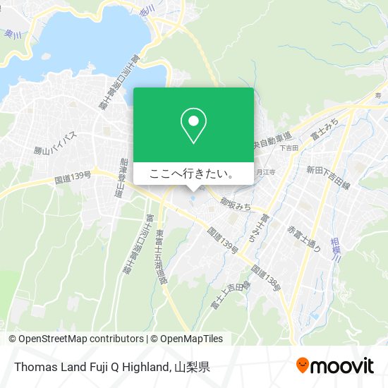 Thomas Land Fuji Q Highland地図