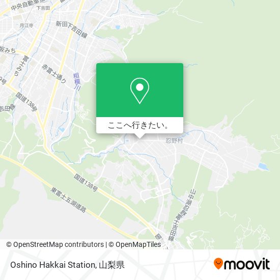 Oshino Hakkai Station地図