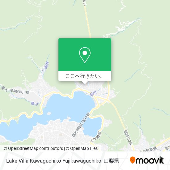 Lake Villa Kawaguchiko Fujikawaguchiko地図