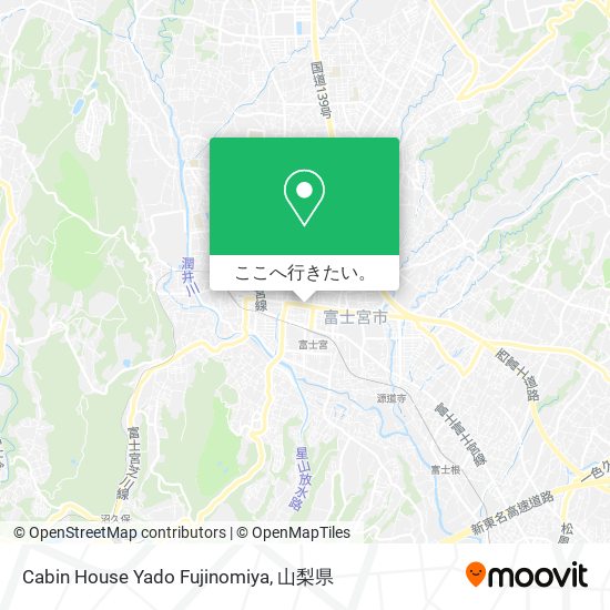 Cabin House Yado Fujinomiya地図