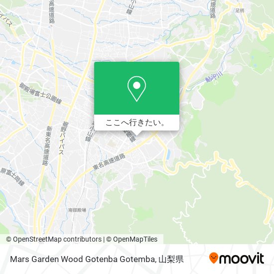 Mars Garden Wood Gotenba Gotemba地図