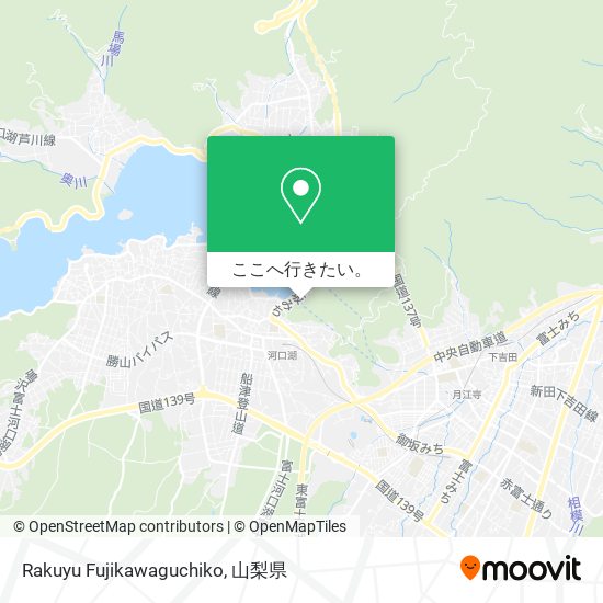 Rakuyu Fujikawaguchiko地図