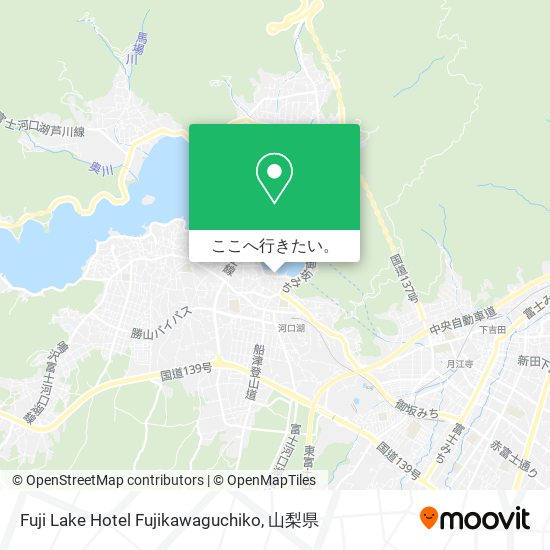Fuji Lake Hotel Fujikawaguchiko地図