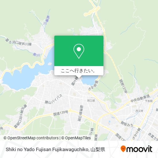 Shiki no Yado Fujisan Fujikawaguchiko地図