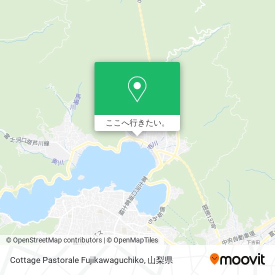 Cottage Pastorale Fujikawaguchiko地図