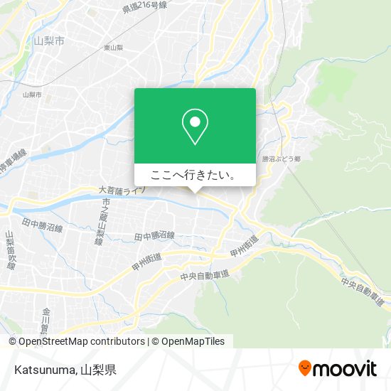Katsunuma地図
