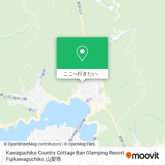 Kawaguchiko Country Cottage Ban Glamping Resort Fujikawaguchiko地図