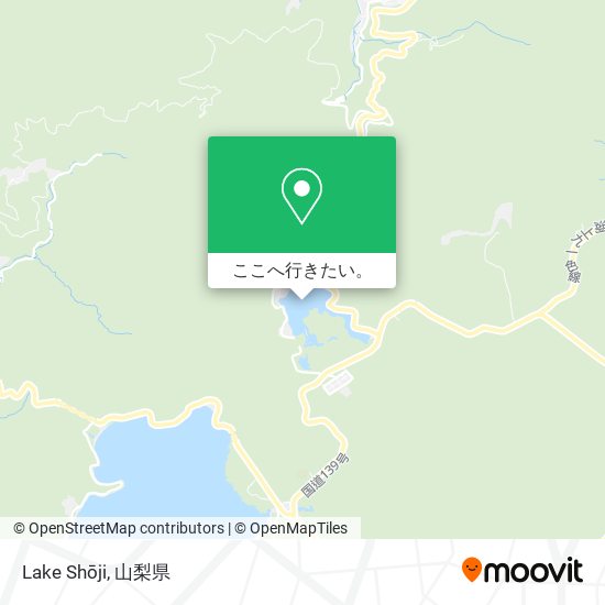 Lake Shōji地図