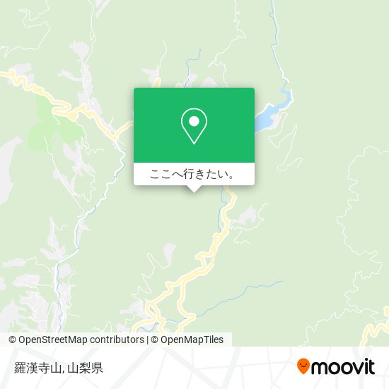 羅漢寺山地図