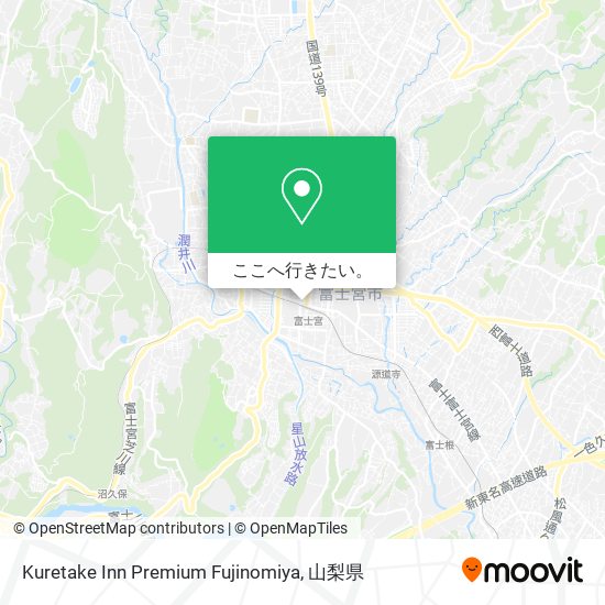 Kuretake Inn Premium Fujinomiya地図