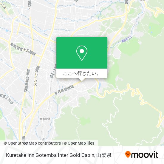 Kuretake Inn Gotemba Inter Gold Cabin地図