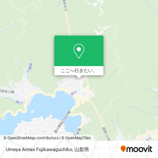 Umeya Annex Fujikawaguchiko地図