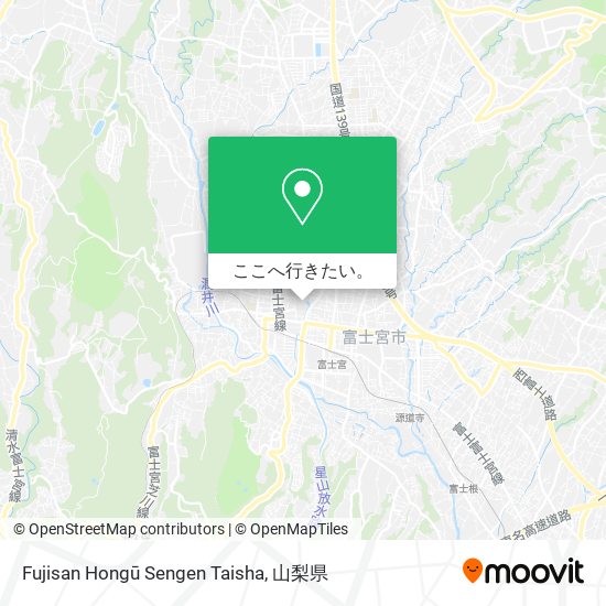 Fujisan Hongū Sengen Taisha地図