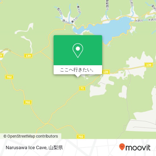 Narusawa Ice Cave地図