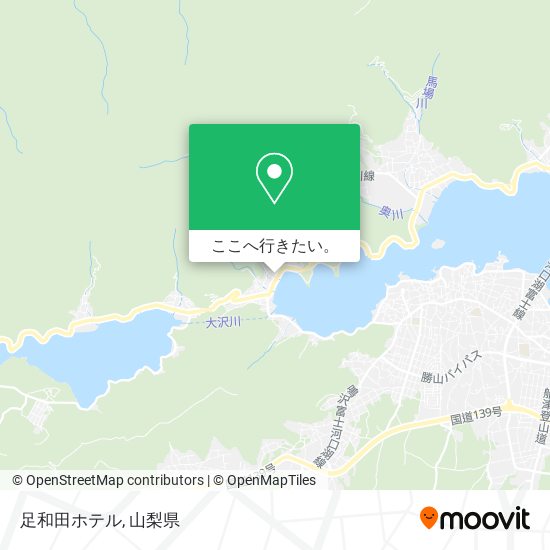 足和田ホテル地図