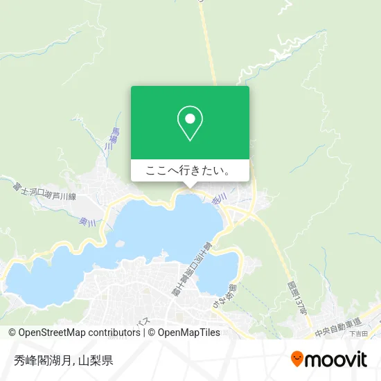 秀峰閣湖月地図