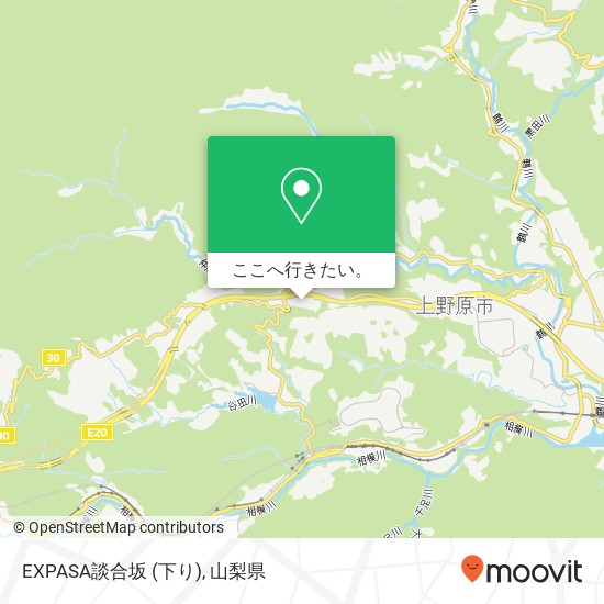 EXPASA談合坂 (下り)地図