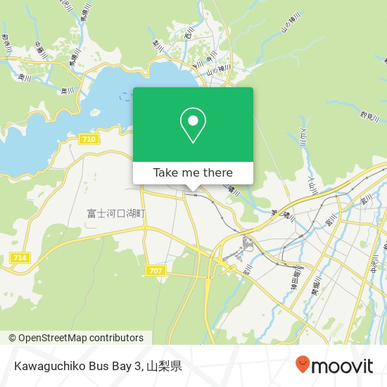 Kawaguchiko Bus Bay 3地図