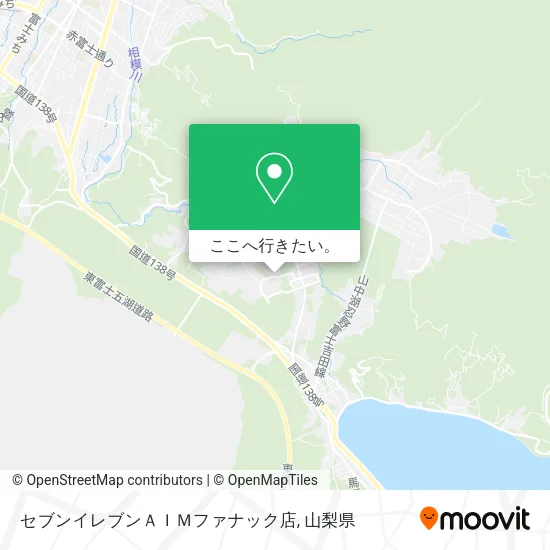 セブンイレブンＡＩＭファナック店地図