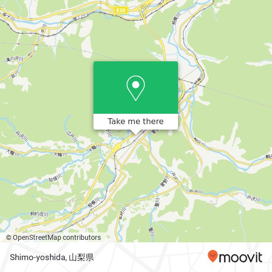 Shimo-yoshida地図