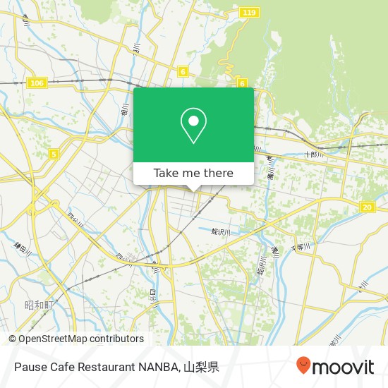 Pause Cafe Restaurant NANBA地図