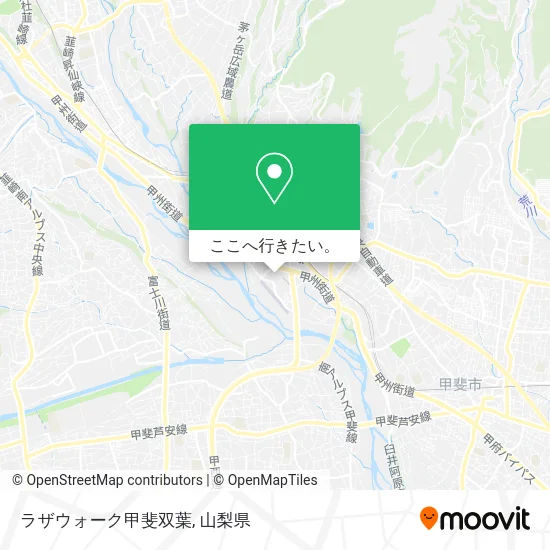 ラザウォーク甲斐双葉地図