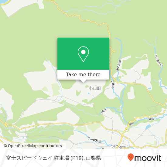 富士スピードウェイ 駐車場 (P19)地図