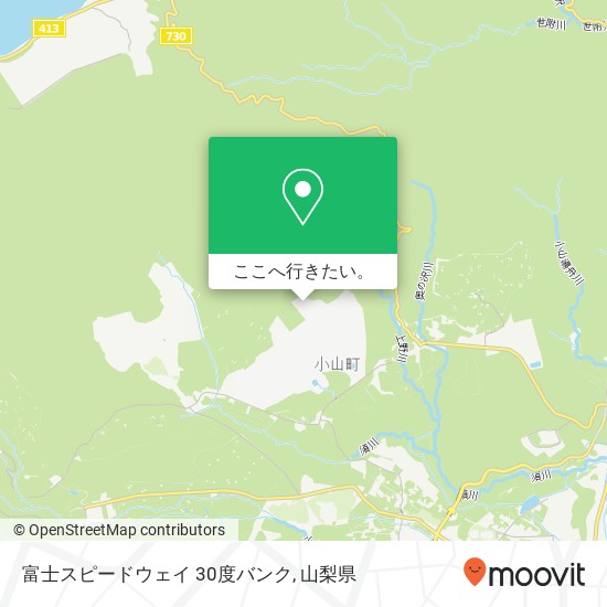 富士スピードウェイ 30度バンク地図