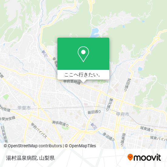 湯村温泉病院地図