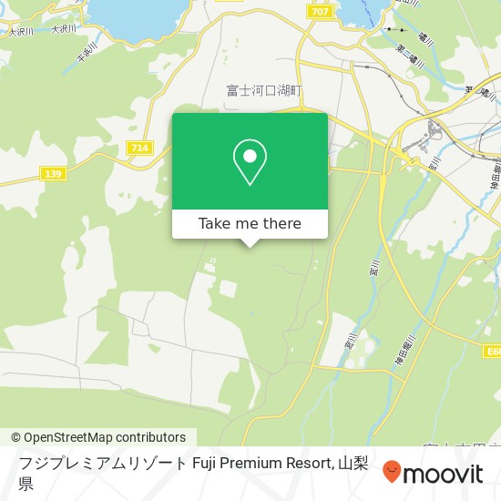 フジプレミアムリゾート Fuji Premium Resort地図