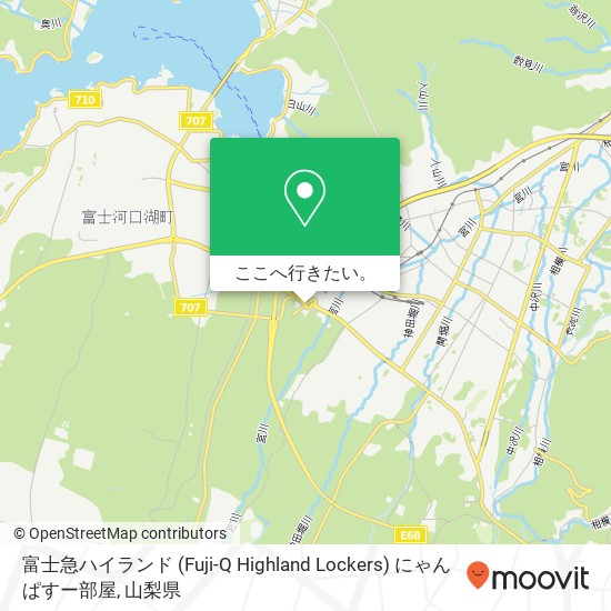 富士急ハイランド (Fuji-Q Highland Lockers) にゃんぱすー部屋地図