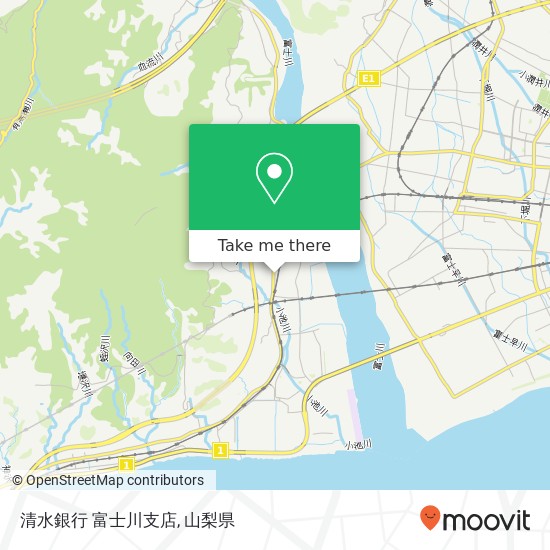 清水銀行 富士川支店地図