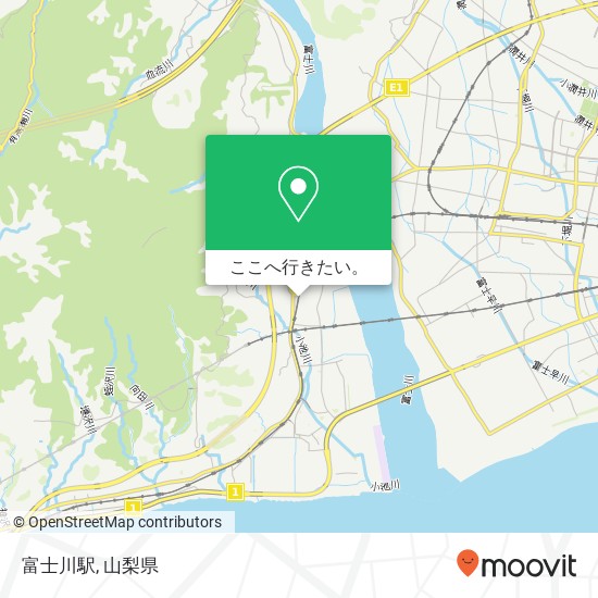 富士川駅地図