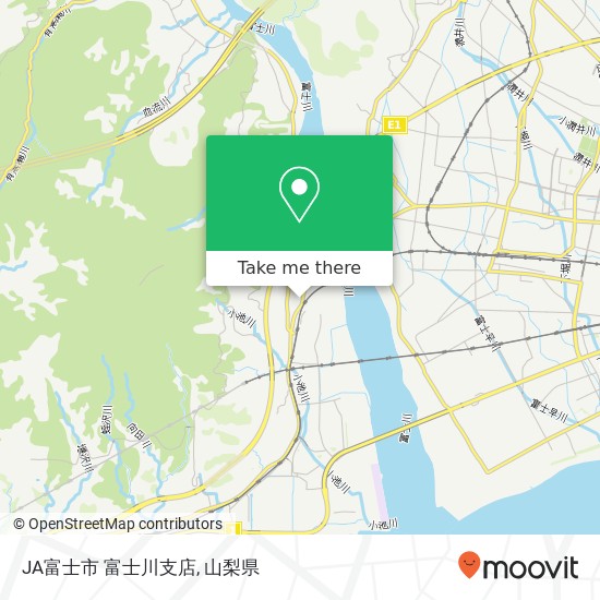 JA富士市 富士川支店地図