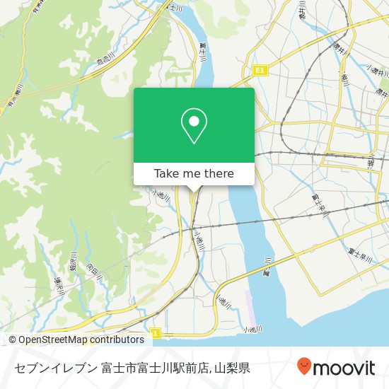 セブンイレブン 富士市富士川駅前店地図
