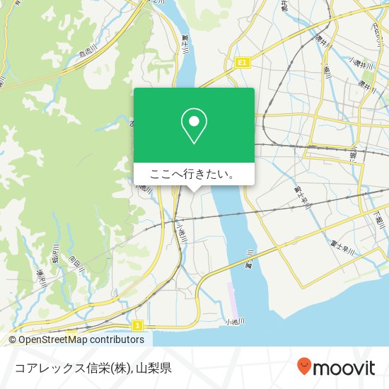 コアレックス信栄(株)地図