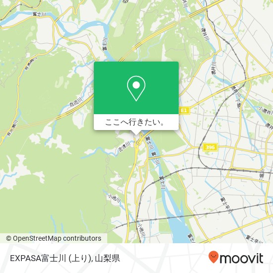 EXPASA富士川 (上り)地図