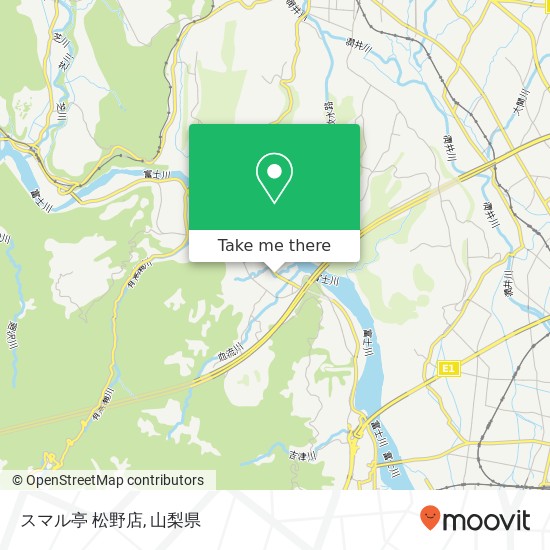 スマル亭 松野店地図