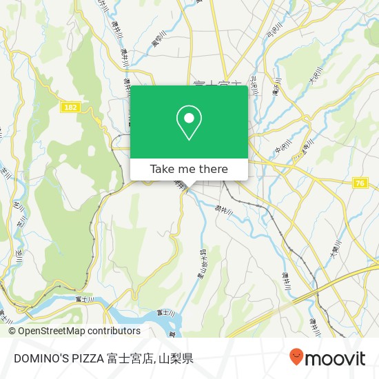 DOMINO'S PIZZA 富士宮店地図