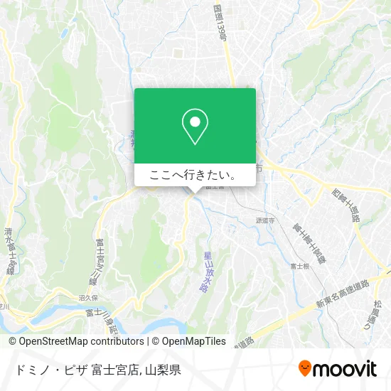ドミノ・ピザ 富士宮店地図