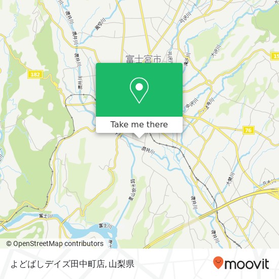 よどばしデイズ田中町店地図