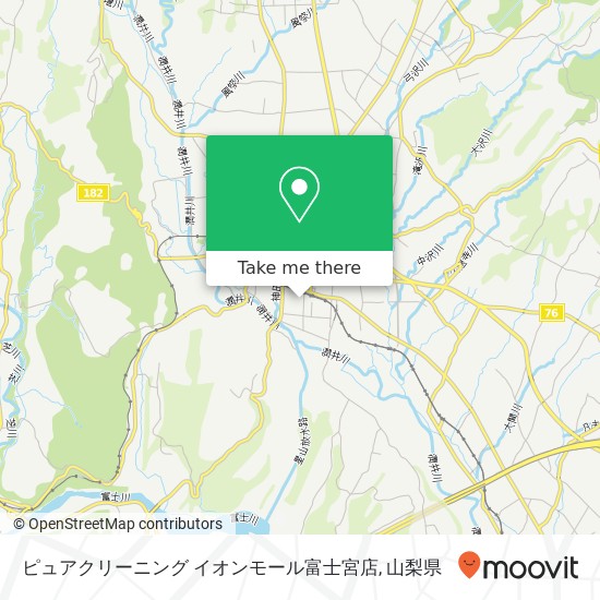ピュアクリーニング イオンモール富士宮店地図