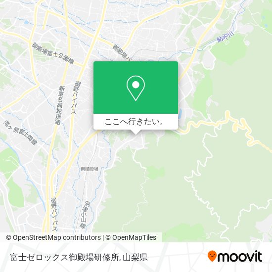 富士ゼロックス御殿場研修所地図