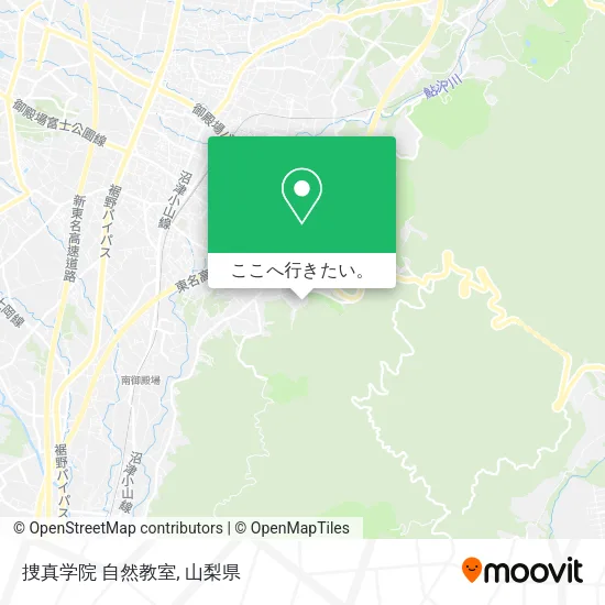 捜真学院 自然教室地図