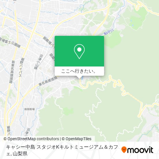 キャシー中島 スタジオKキルトミュージアム＆カフェ地図