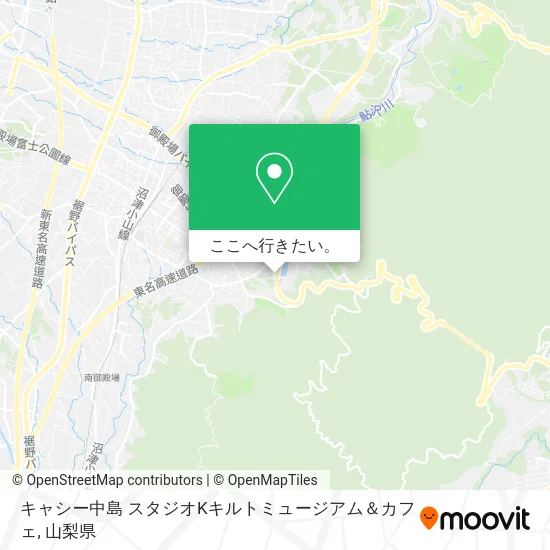 キャシー中島 スタジオKキルトミュージアム＆カフェ地図