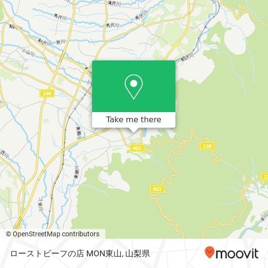 ローストビーフの店 MON東山地図