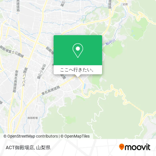 ACT御殿場店地図