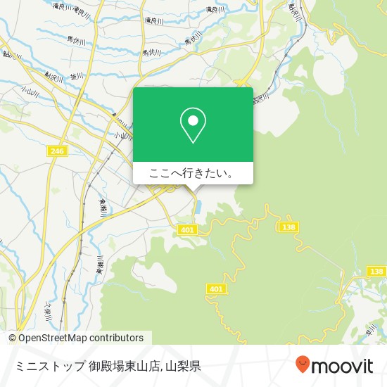 ミニストップ 御殿場東山店地図